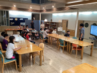 講評の様子。