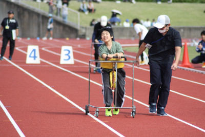歩行器（SRC）で走りました